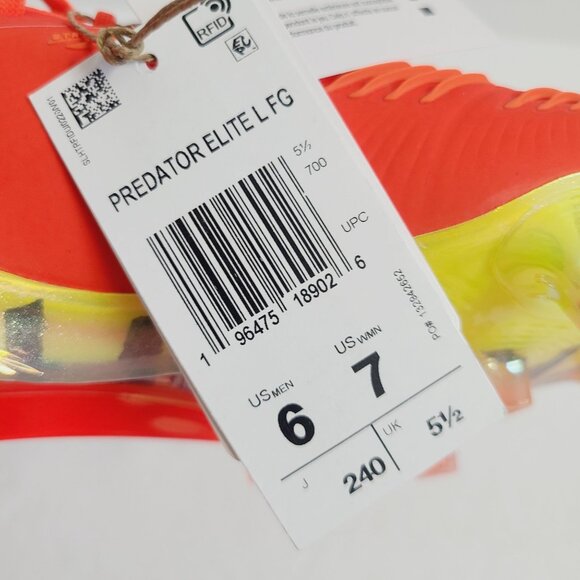 NEW Adidas Predator Elite FG Predstrike Pack Soccer Cleats BAG IF8883 Size 6